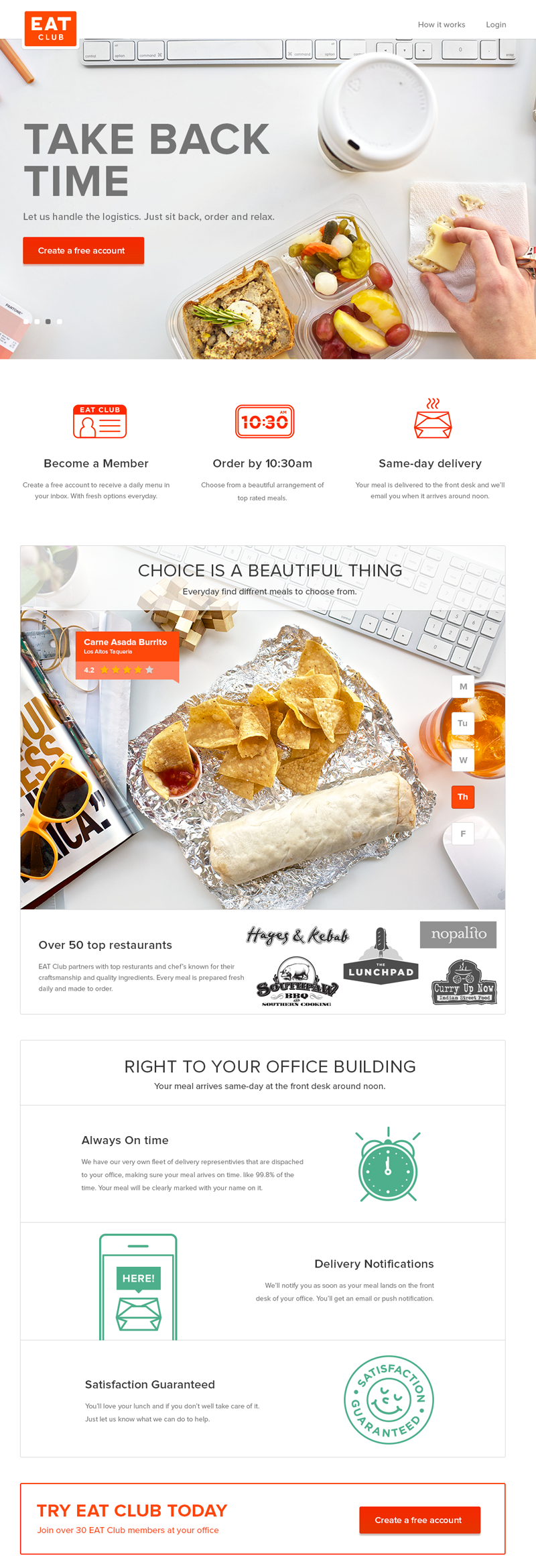 eat club welecome mat design